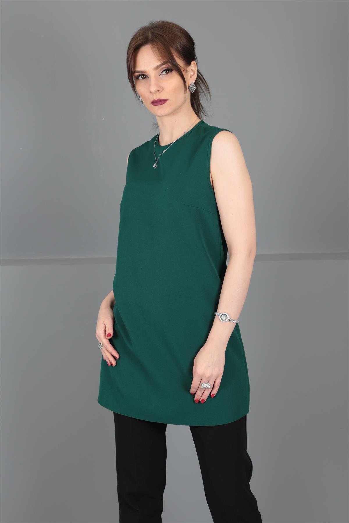 SIFIR KOL İÇLİK-Yeşil Önder Özsoy 3001100 Tunik