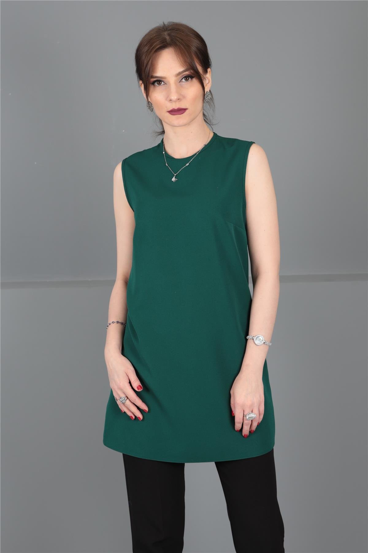 SIFIR KOL İÇLİK-Yeşil Önder Özsoy 3001100 Tunik