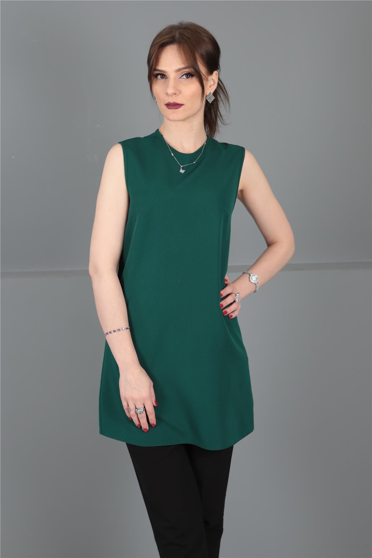 SIFIR KOL İÇLİK-Yeşil Önder Özsoy 3001100 Tunik