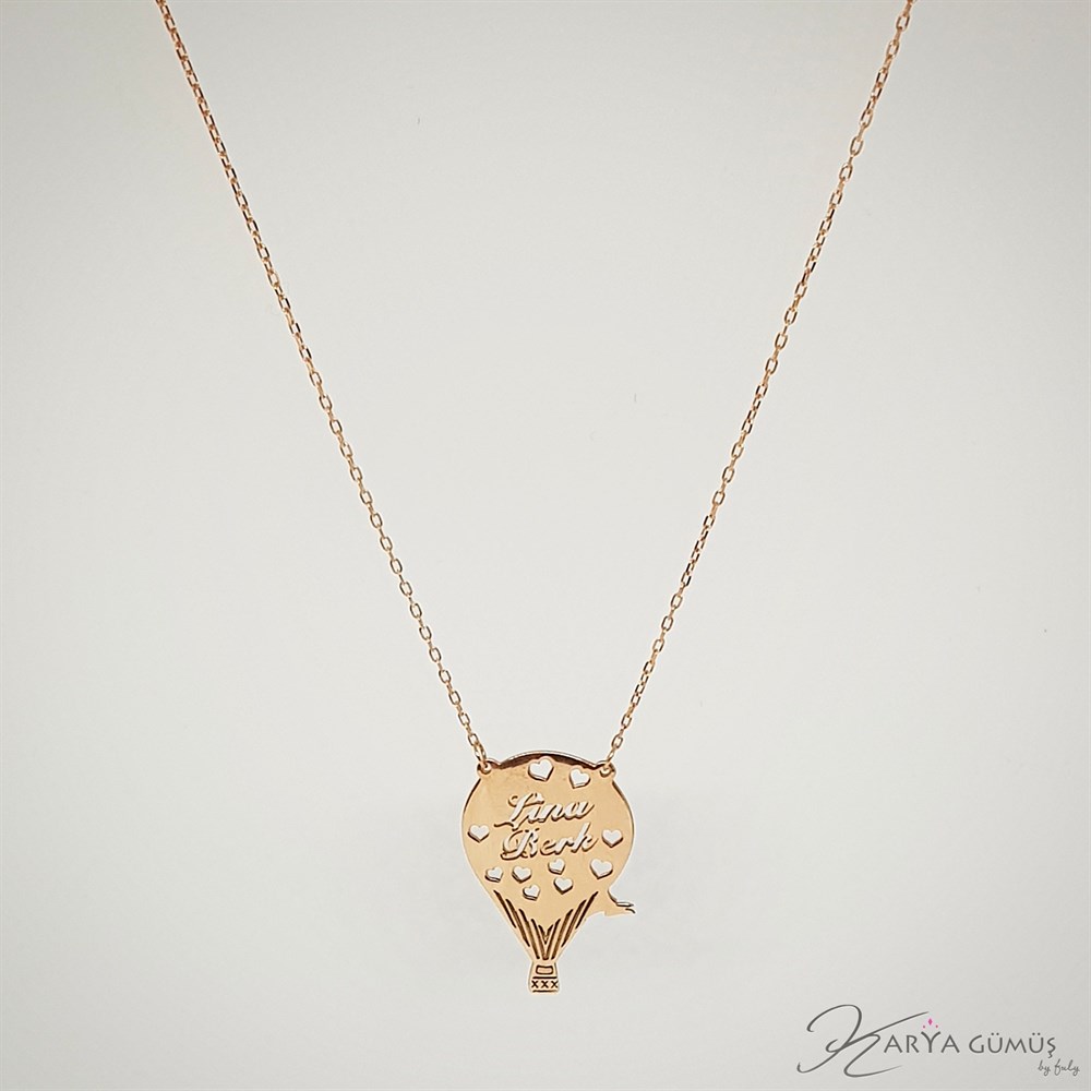 BALON İSİMLİ GÜMÜŞ KOLYE