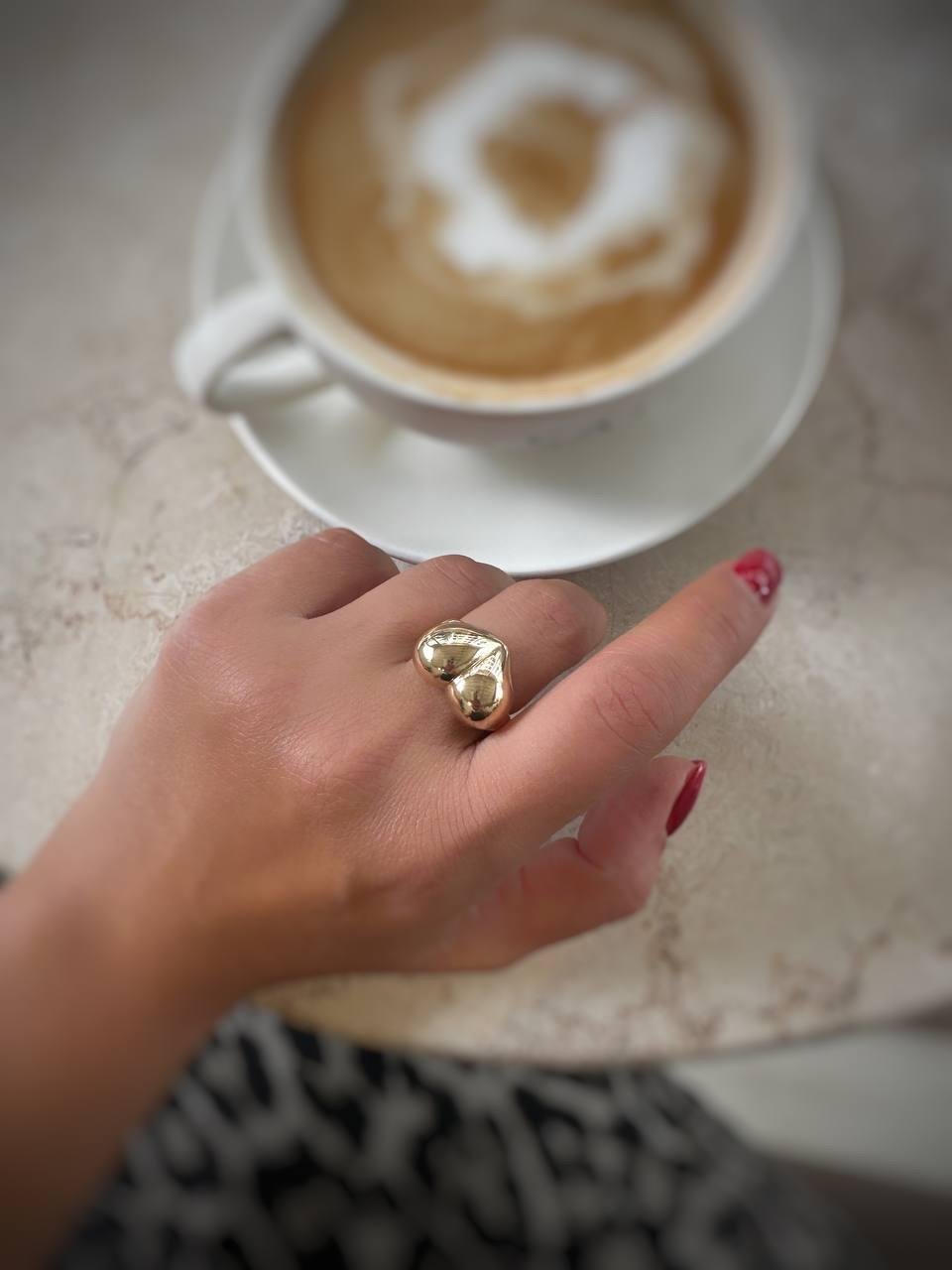 Bombeli Kalp Yüzük