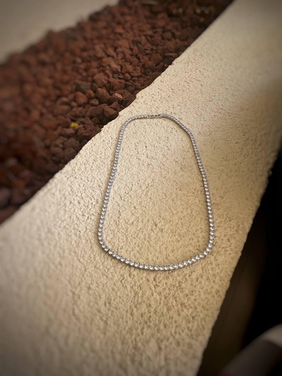 Dönmeyen 3 MM Su Yolu Çelik Kolye