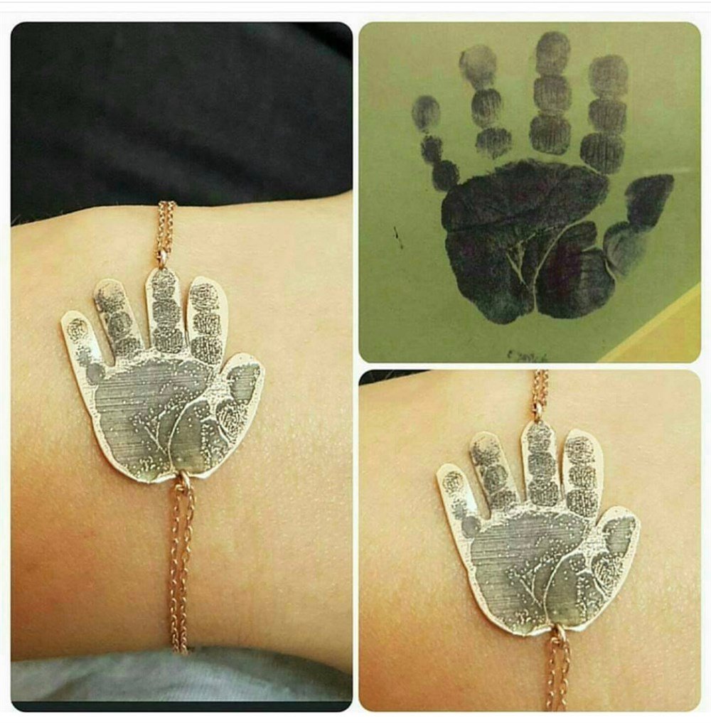 El İzi Gümüş Bileklik