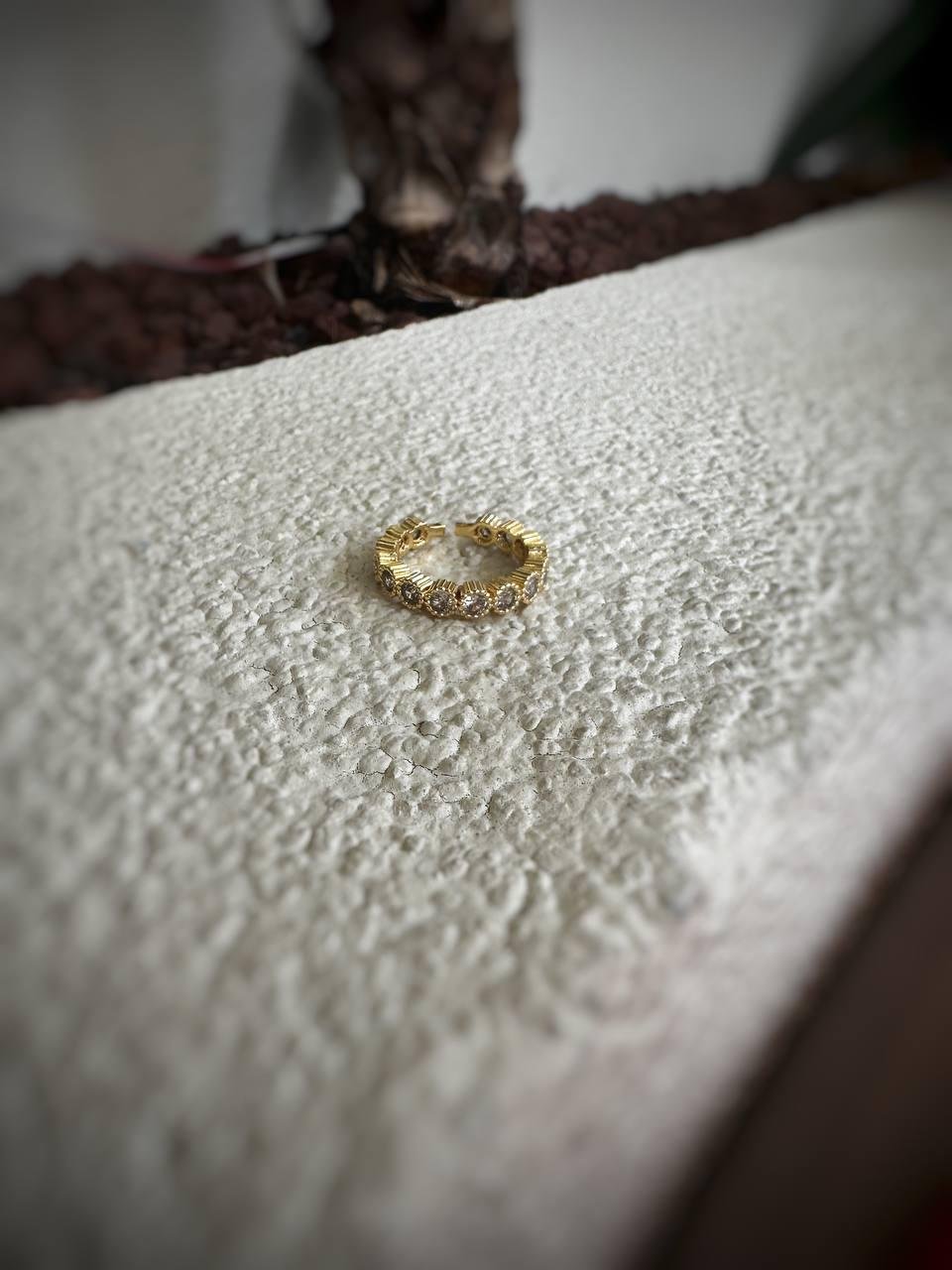 Elmas Montür Tamtur Çelik Yüzük