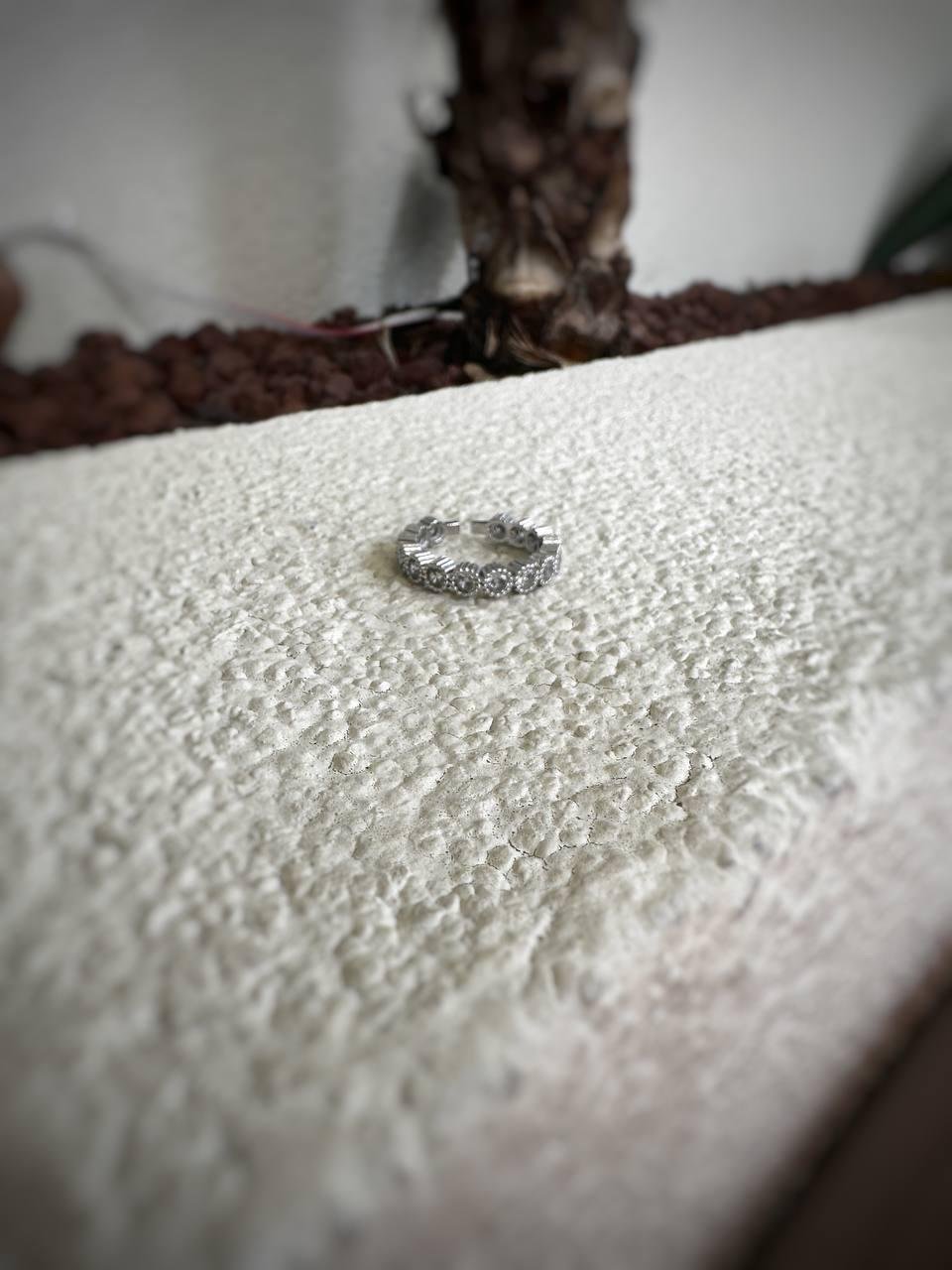 Elmas Montür Tamtur Çelik Yüzük