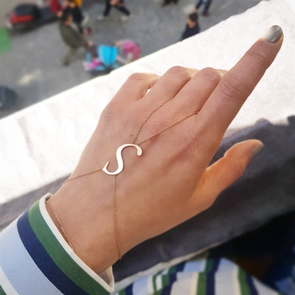 HARF ŞAHMERAN GÜMÜŞ BİLEKLİK