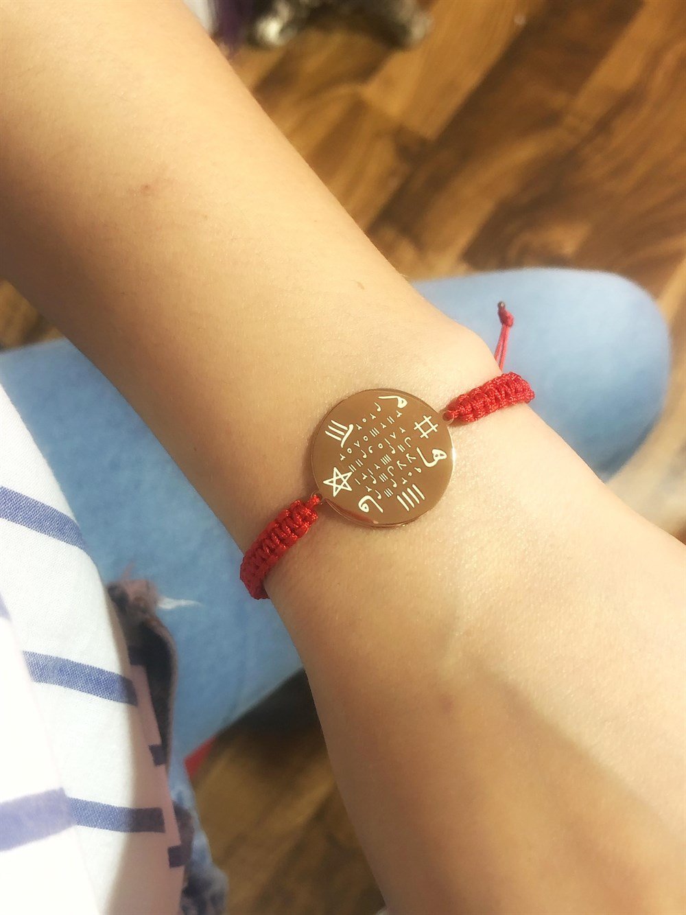 Hiçlikten Gülen Güç Tılsım Örgü Bileklik