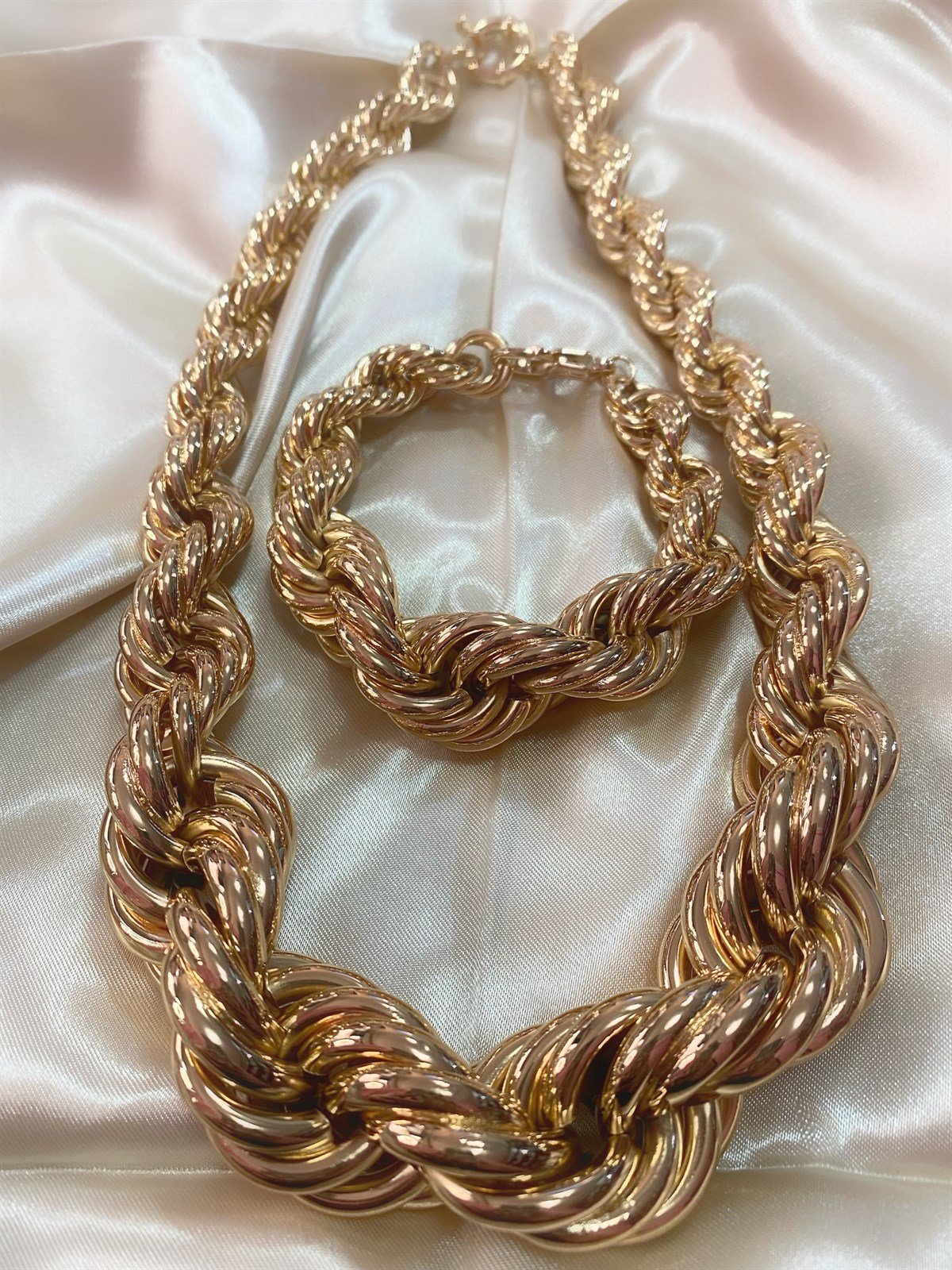 Kalın Burgu ByFuly Kolye Bileklik Set 