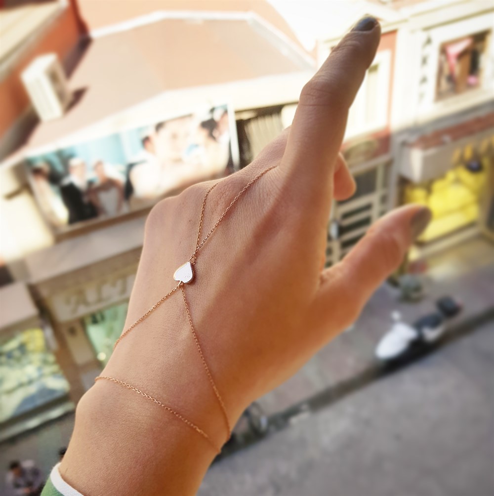 KALP ŞAHMERAN GÜMÜŞ BİLEKLİK