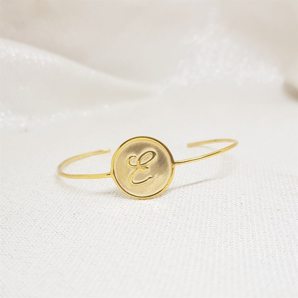 KELEPÇE HARF YADA İSİM GÜMÜŞ BİLEKLİK