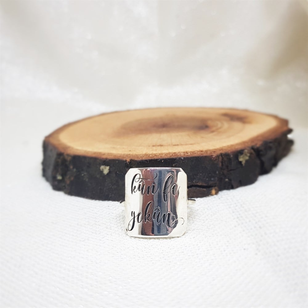 KÜN FE YEKÜN PLAKA YÜZÜK