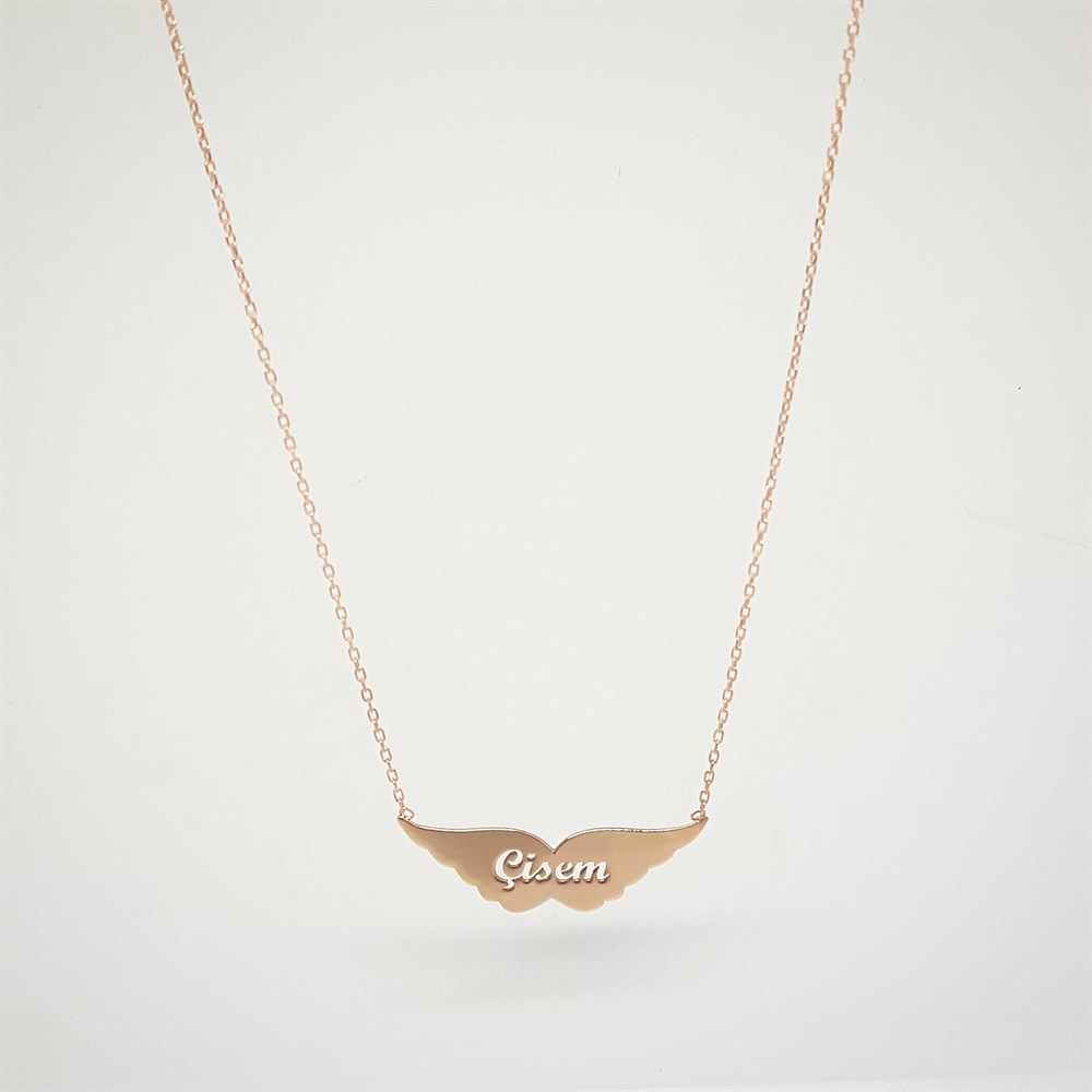 MELEK KANADI İSİM GÜMÜŞ KOLYE