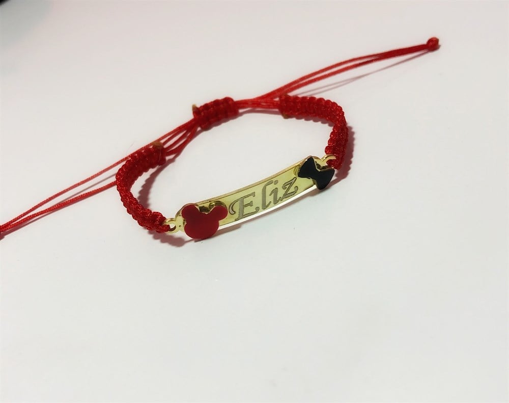 Mickey Çocuk Bebek İsimli Künye