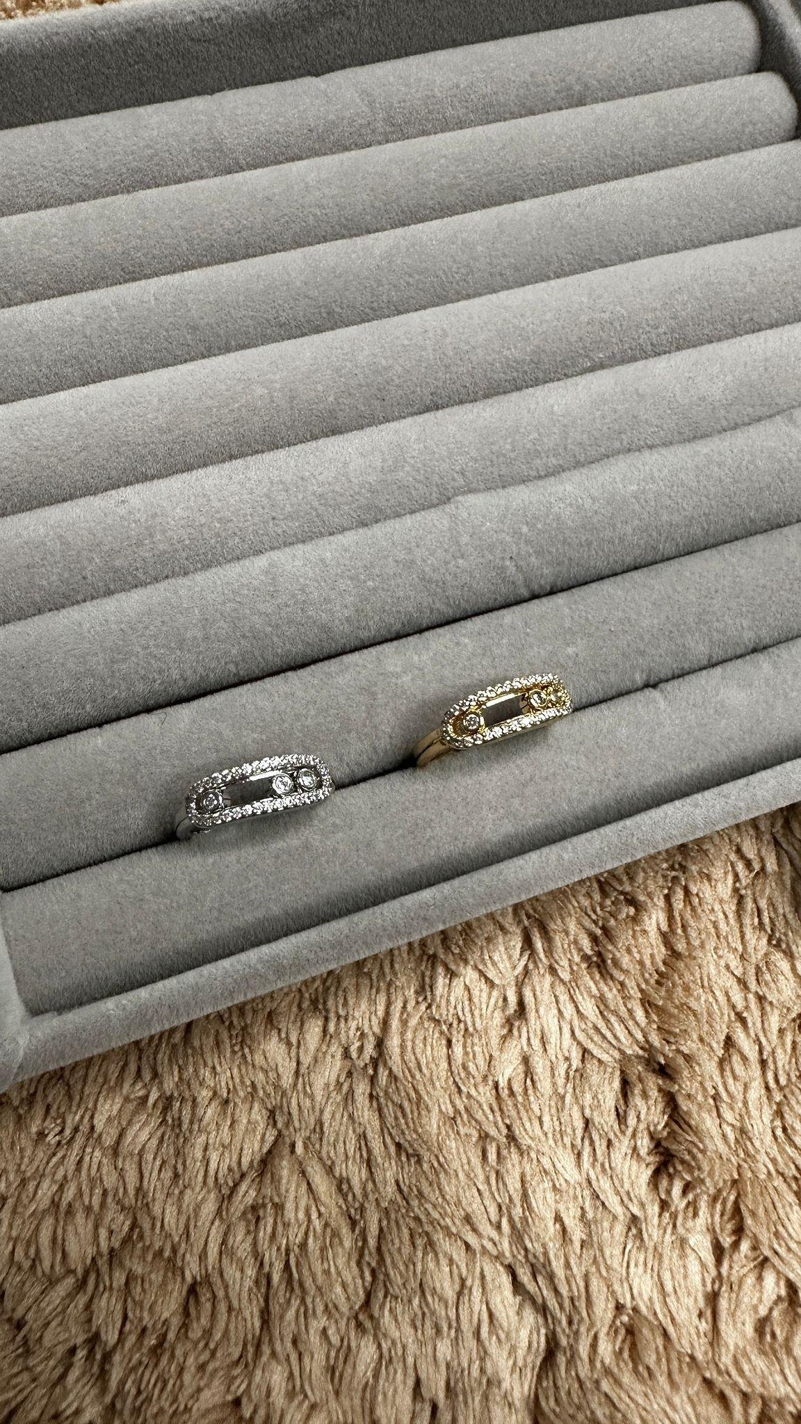 Nokta Zirkon Taşlı Orjinal Marka Yüzük