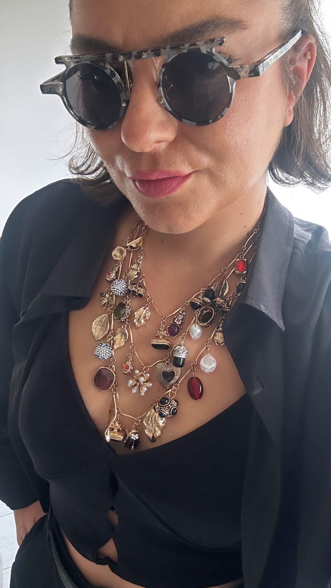 Orjinal Marka Üçlü Çoklu Uçlu Kolye