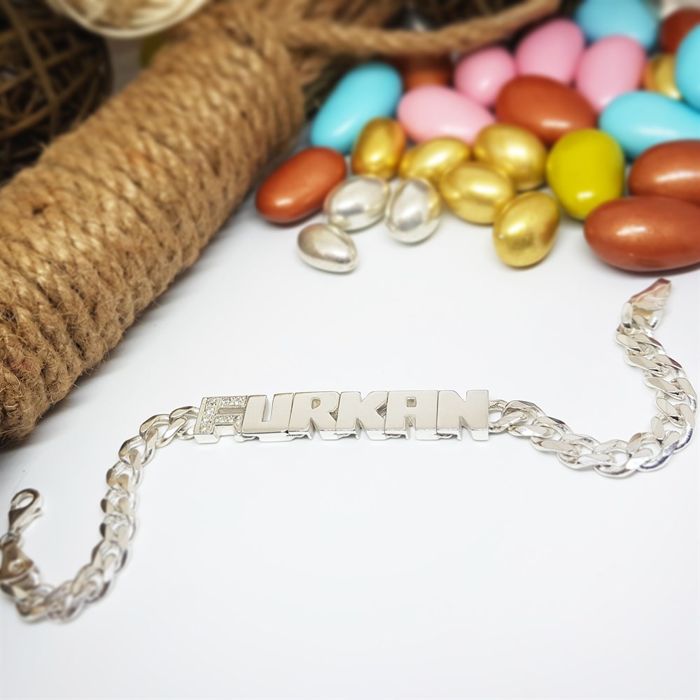 OYNAK HARFLİ İSİM GÜMÜŞ KÜNYE