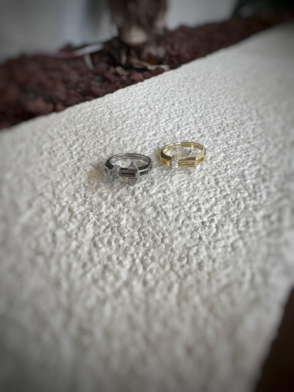 Özel Seri Orjinal Marka Zirkon Taşlı Çelik Yüzük