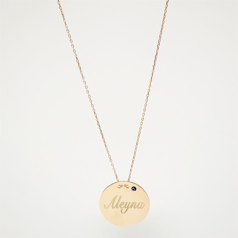 PLAKA İSİM GÜMÜŞ KOLYE