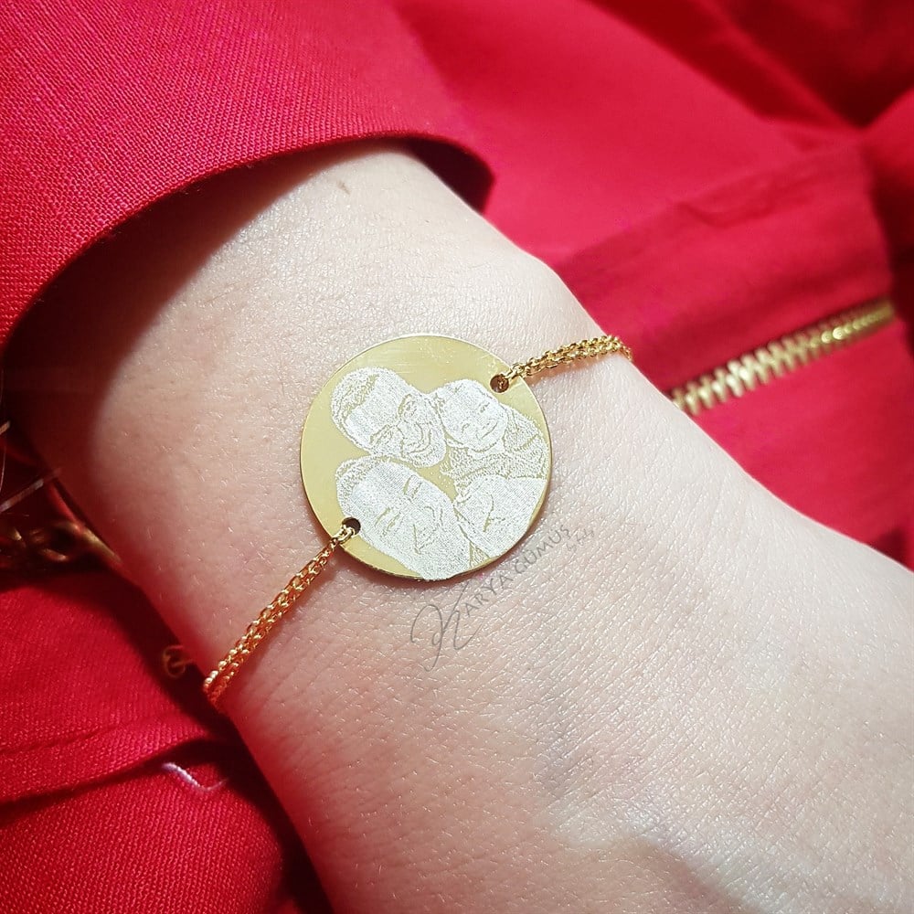 Resim Gümüş Bileklik