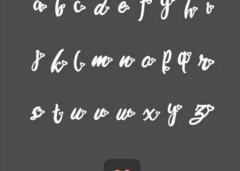 Tasarım Harf Kalp Gümüş Kolye