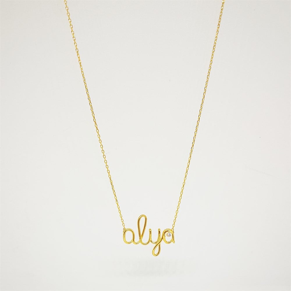 TEL BUKME İSİMLİ GÜMÜŞ KOLYE