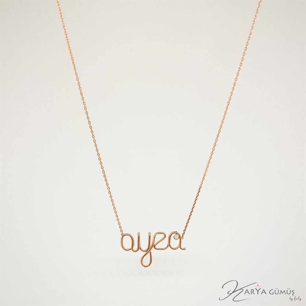 TEL BUKME İSİMLİ GÜMÜŞ KOLYE