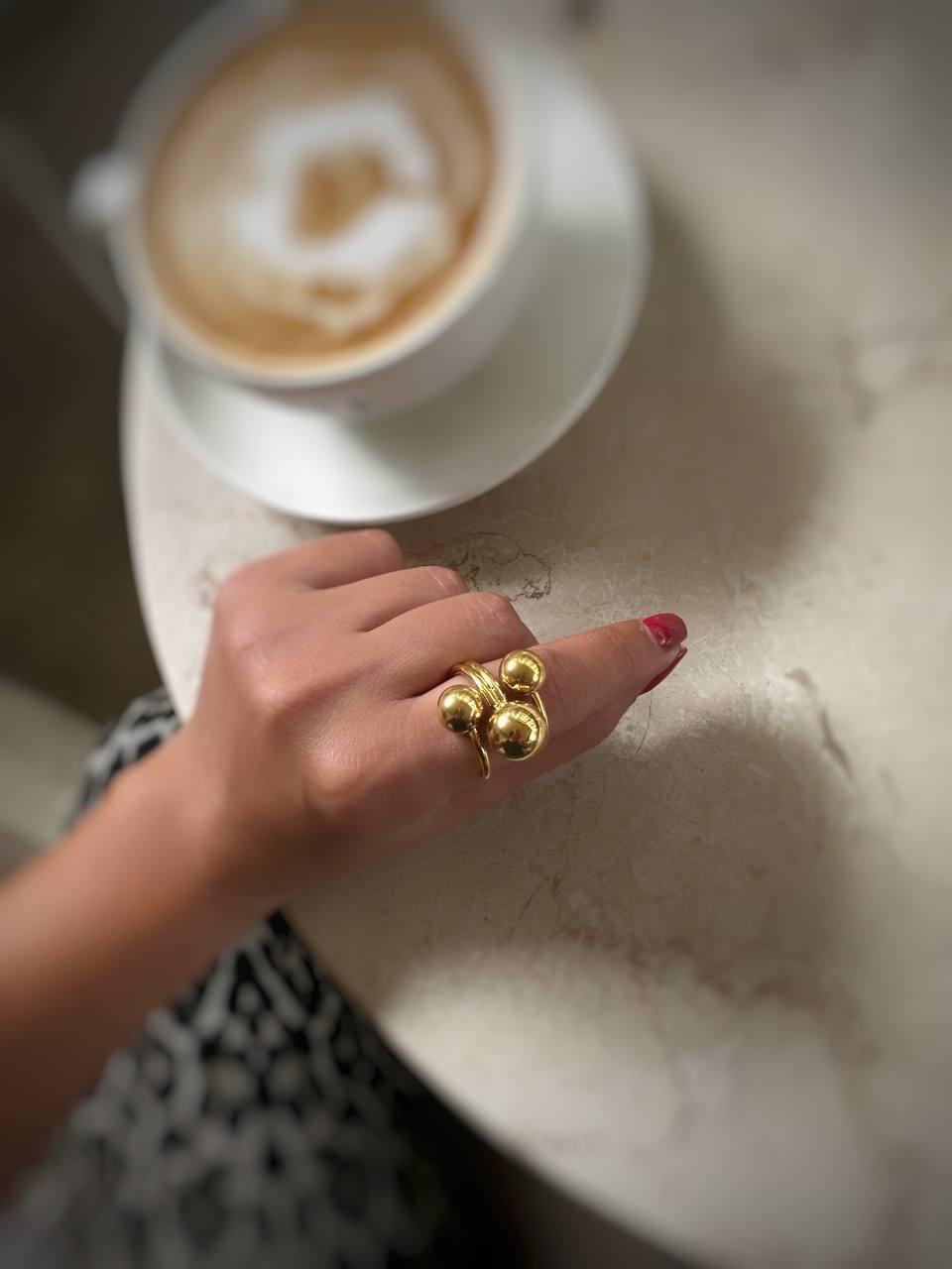 Üçlü Topçuk Yüzük