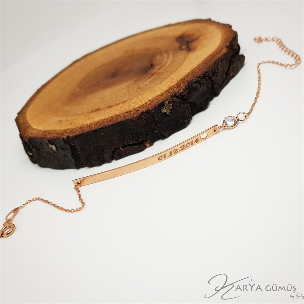 YENİ ÇUBUK TARİH TEK TAŞ BİLEKLİK