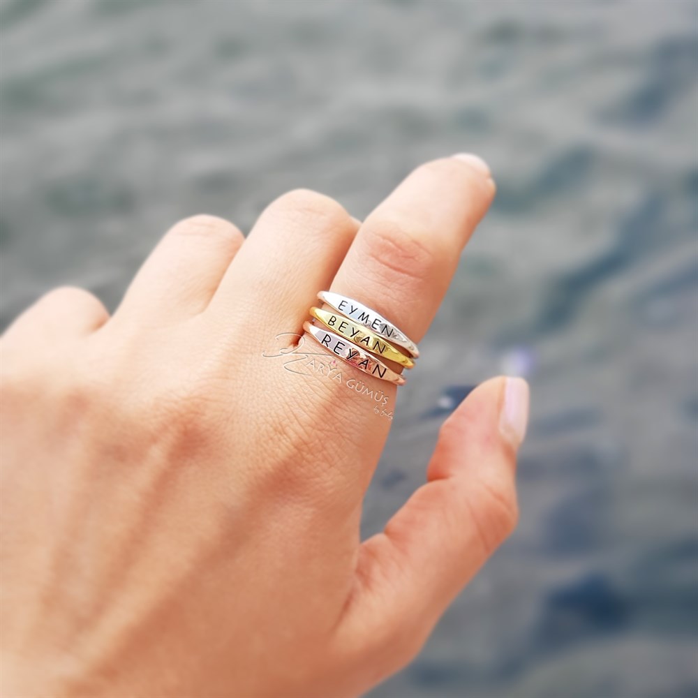 Yeni Kombin İsimli Gümüş Yüzük