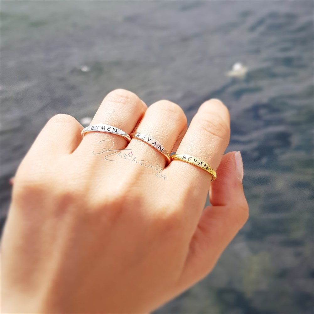 Yeni Kombin İsimli Gümüş Yüzük