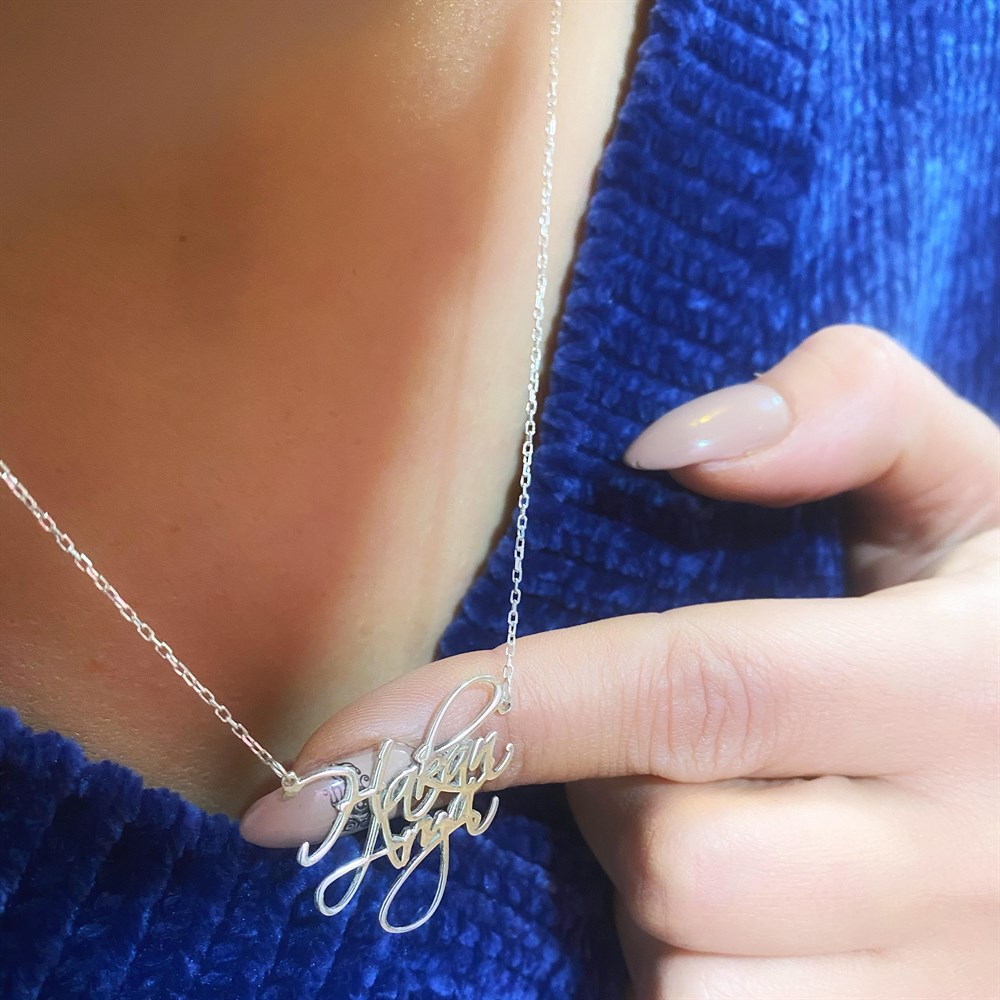 Yeni Nesil İki İsim Gümüş Kolye