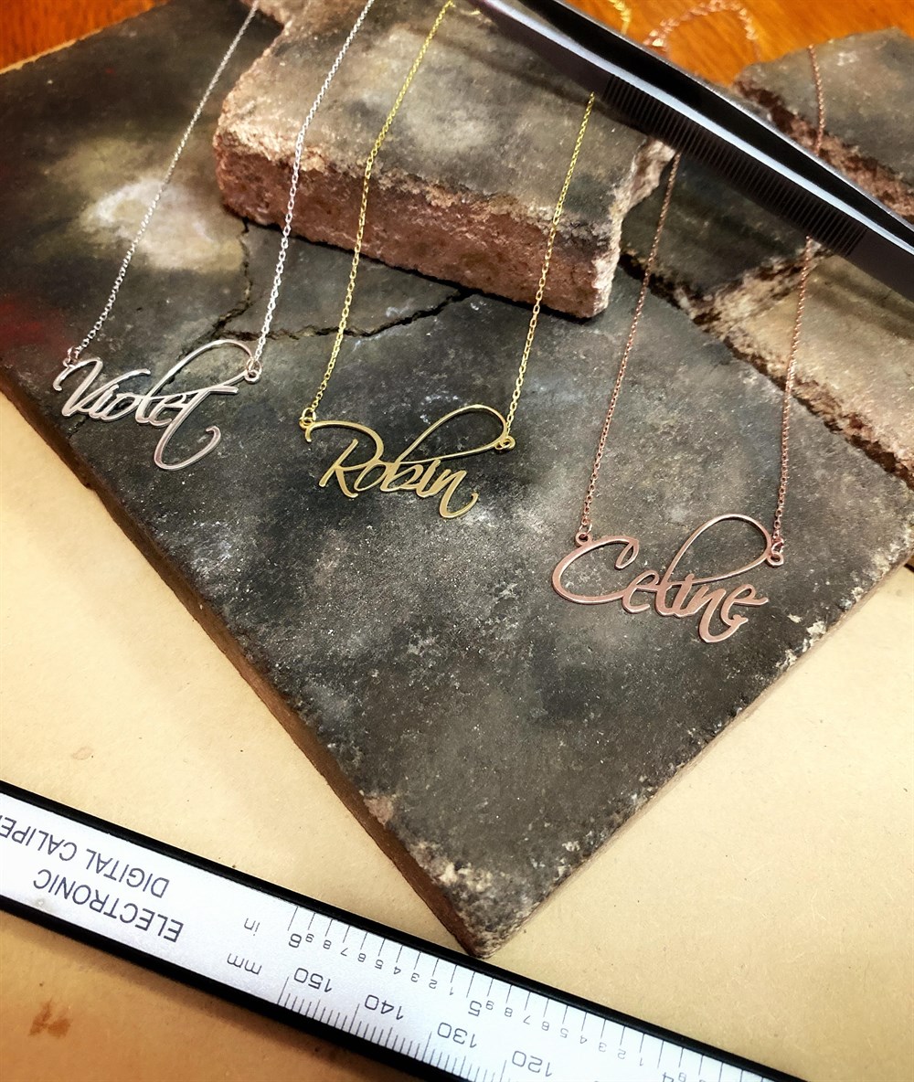 Yeni Nesil İsim Gümüş Kolye