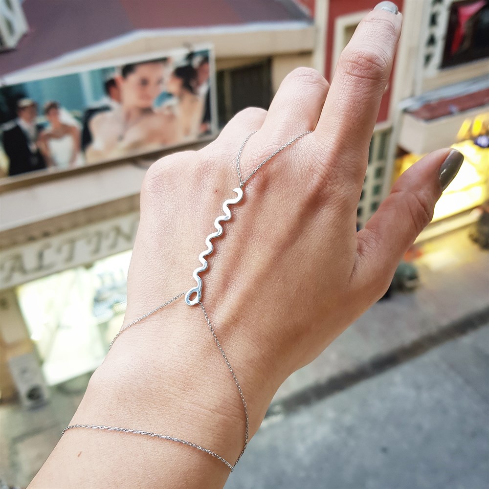 YILAN ŞAHMERAN GÜMÜŞ BİLEKLİK