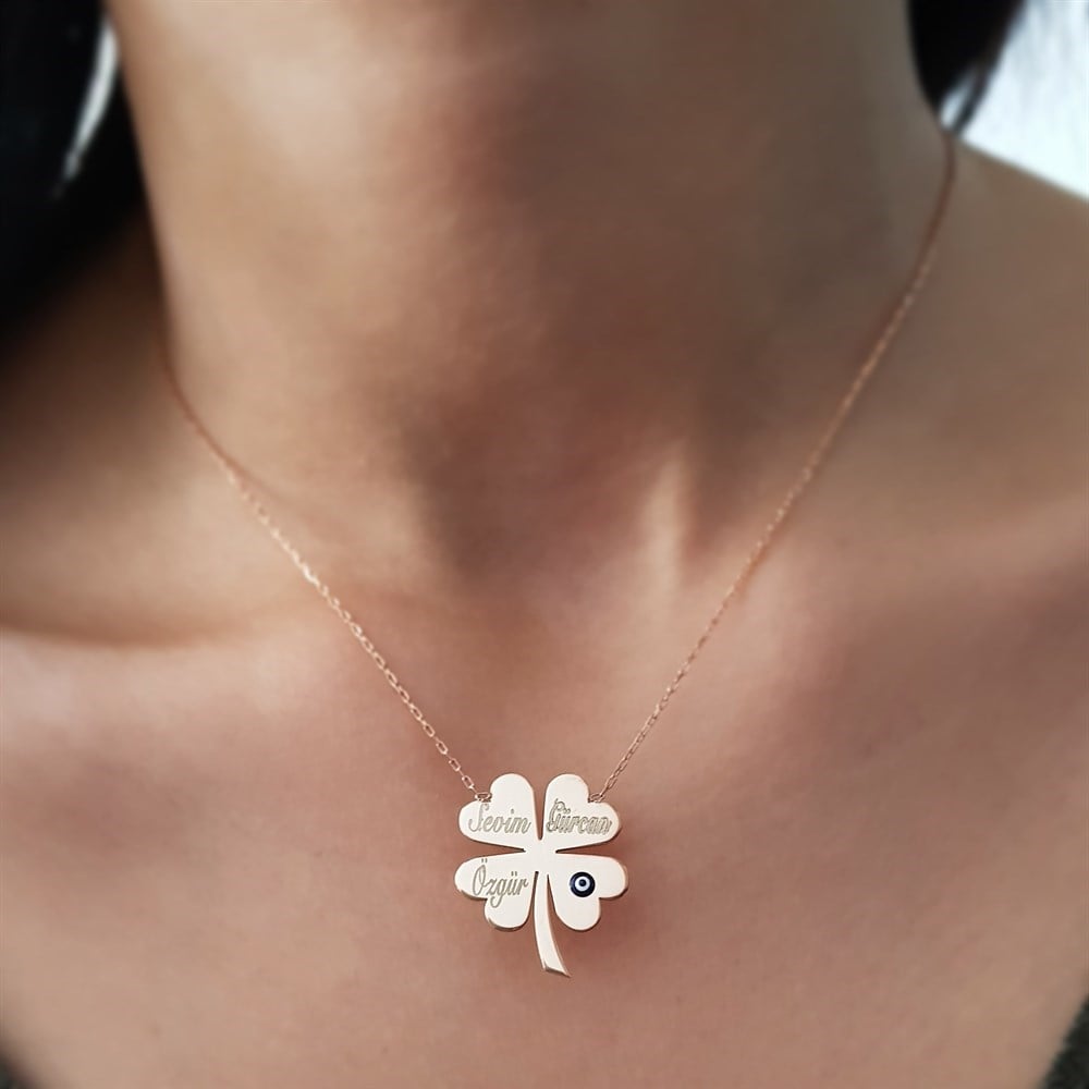 YONCA İSİM GÜMÜŞ KOLYE