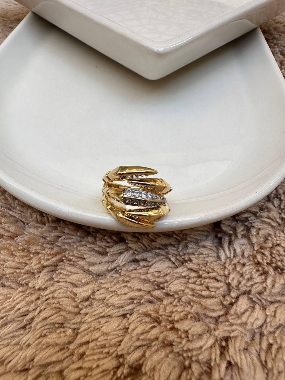 Zirkon Taşlı Orjinal Marka Kalın Yüzük