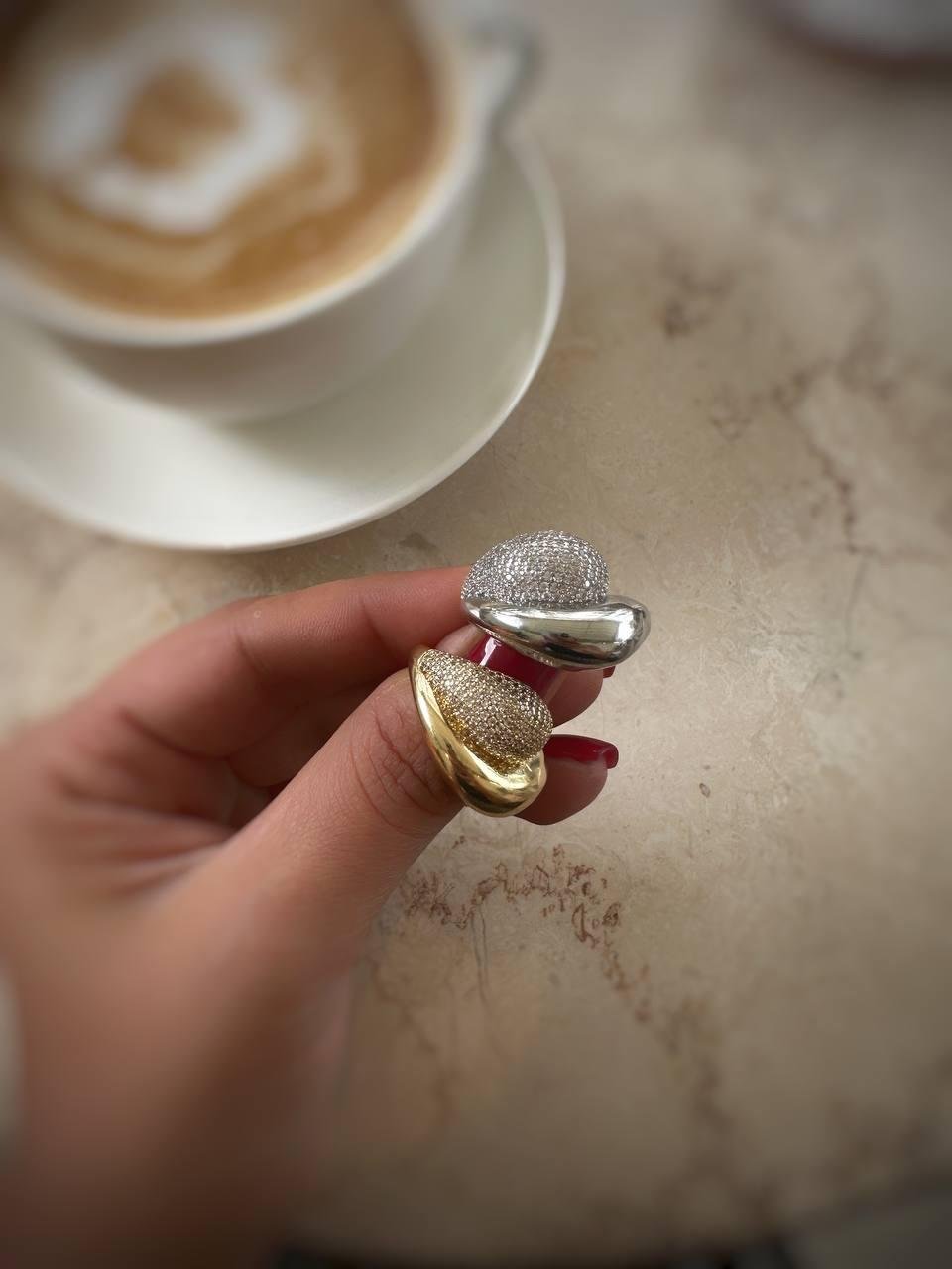 Zirkon Taşlı Özel Seri Yüzük