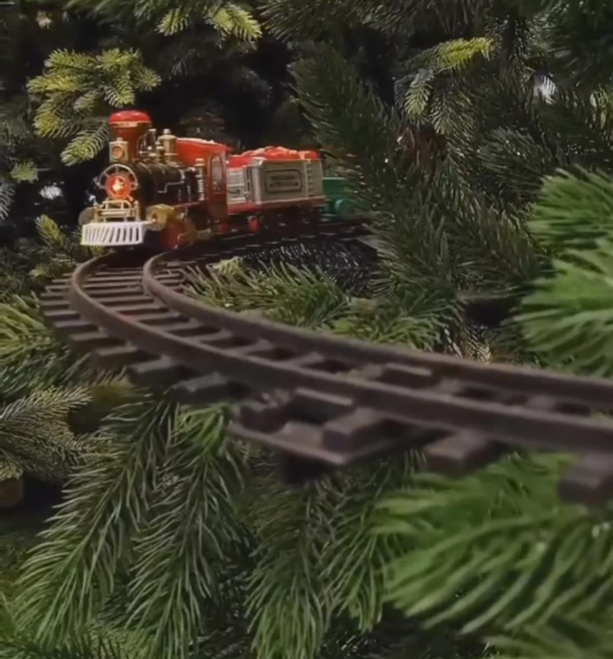 Ağaç tren deco çap 90 cm