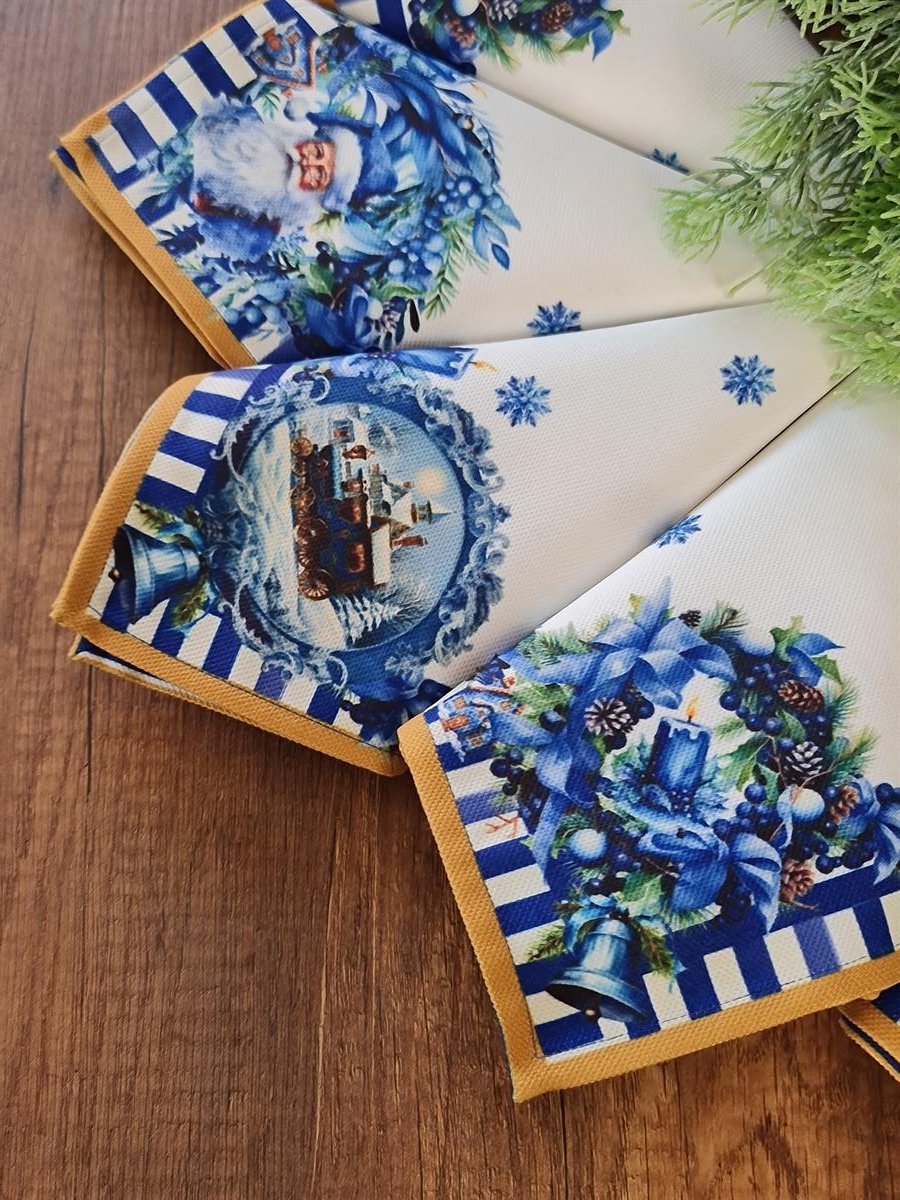 Blueberry  Christmas peçete 6 lı