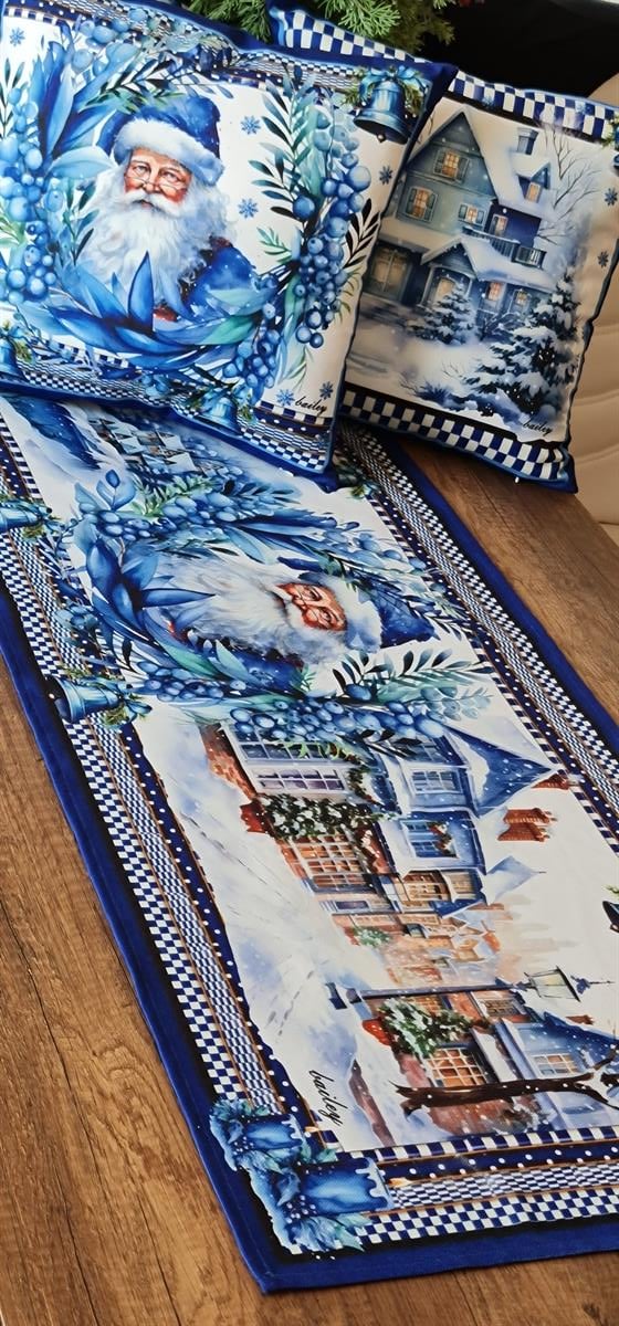 Blueberry Christmas runner 140*60 cm