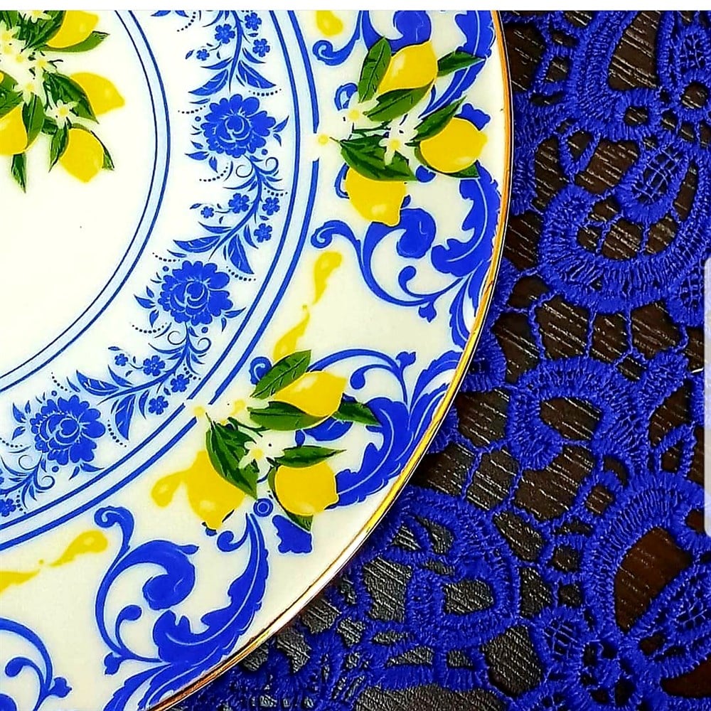 blueblanc limon tabak 23 cm servis