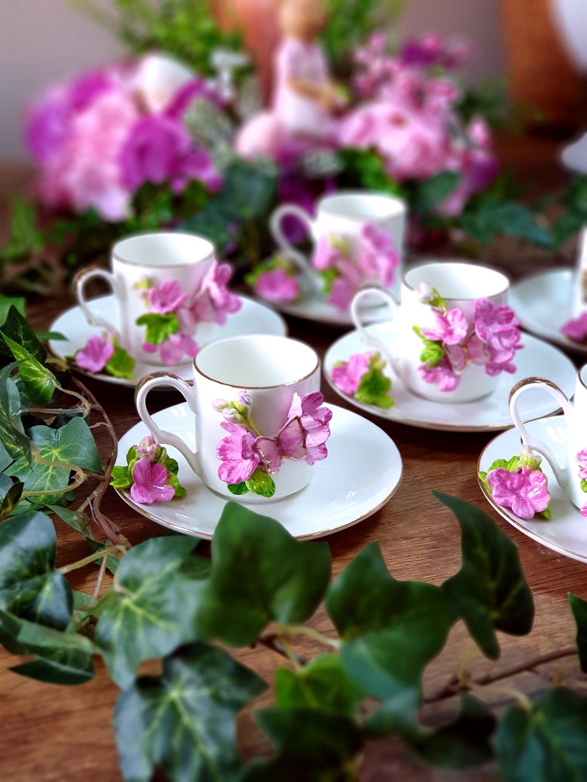 bouquet kahve fincanı