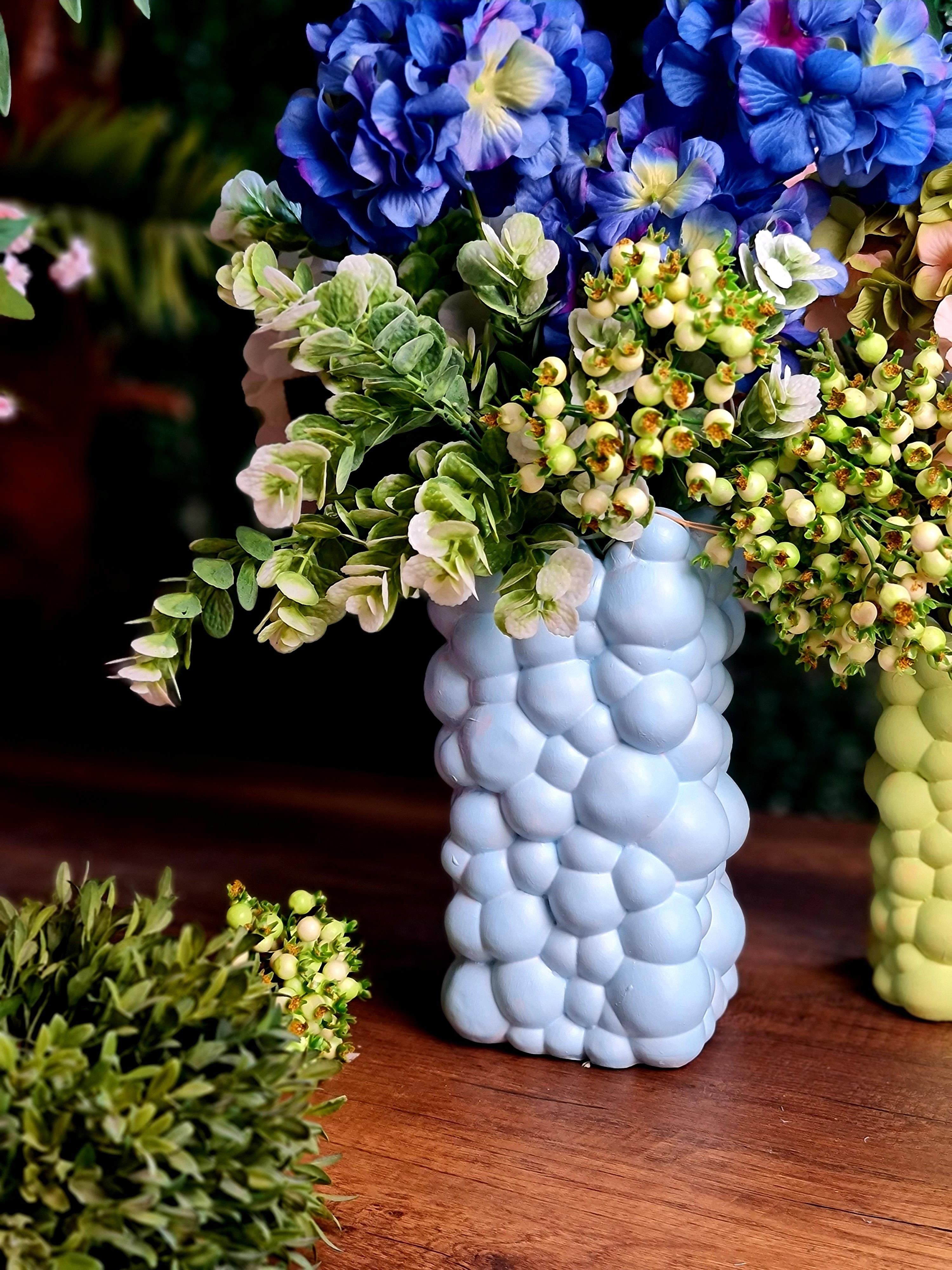 bubble vazo bebe mavi 28 cm