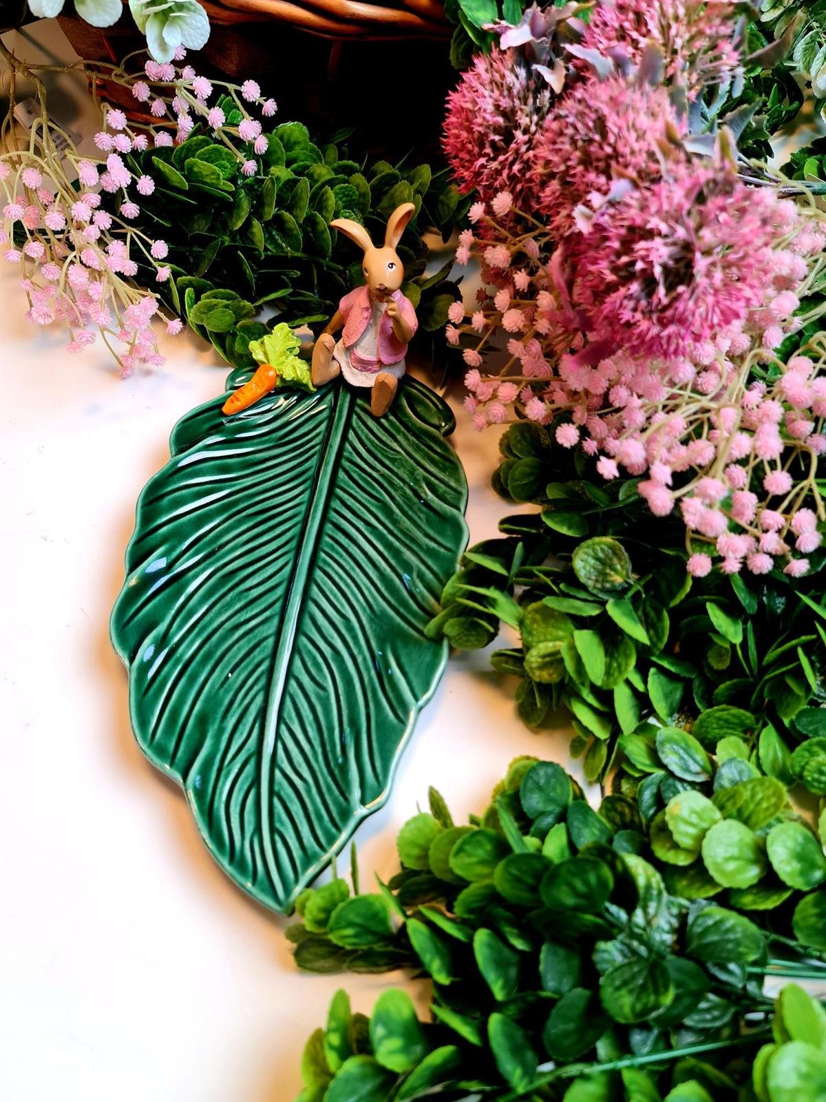 bunny pembe flat tabak 30 cm