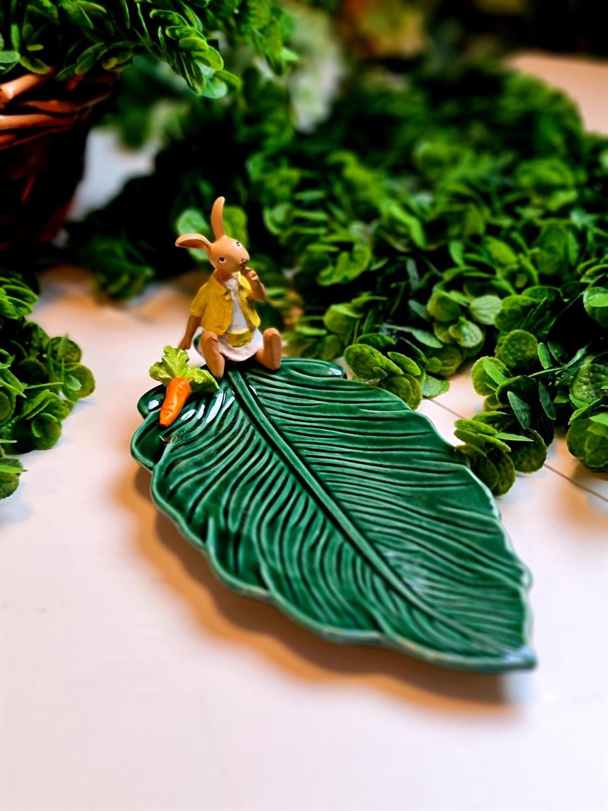 bunny sarı flat tabak 30 cm