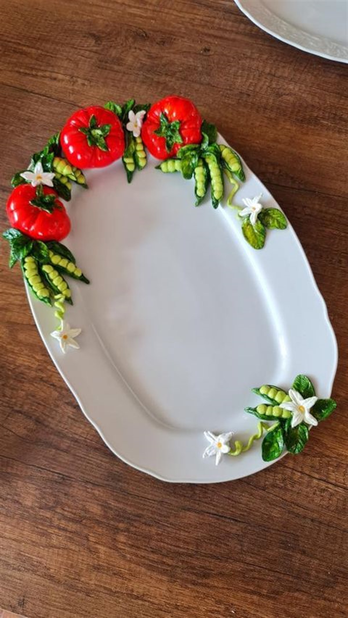 büyük oval tabak 45 cm