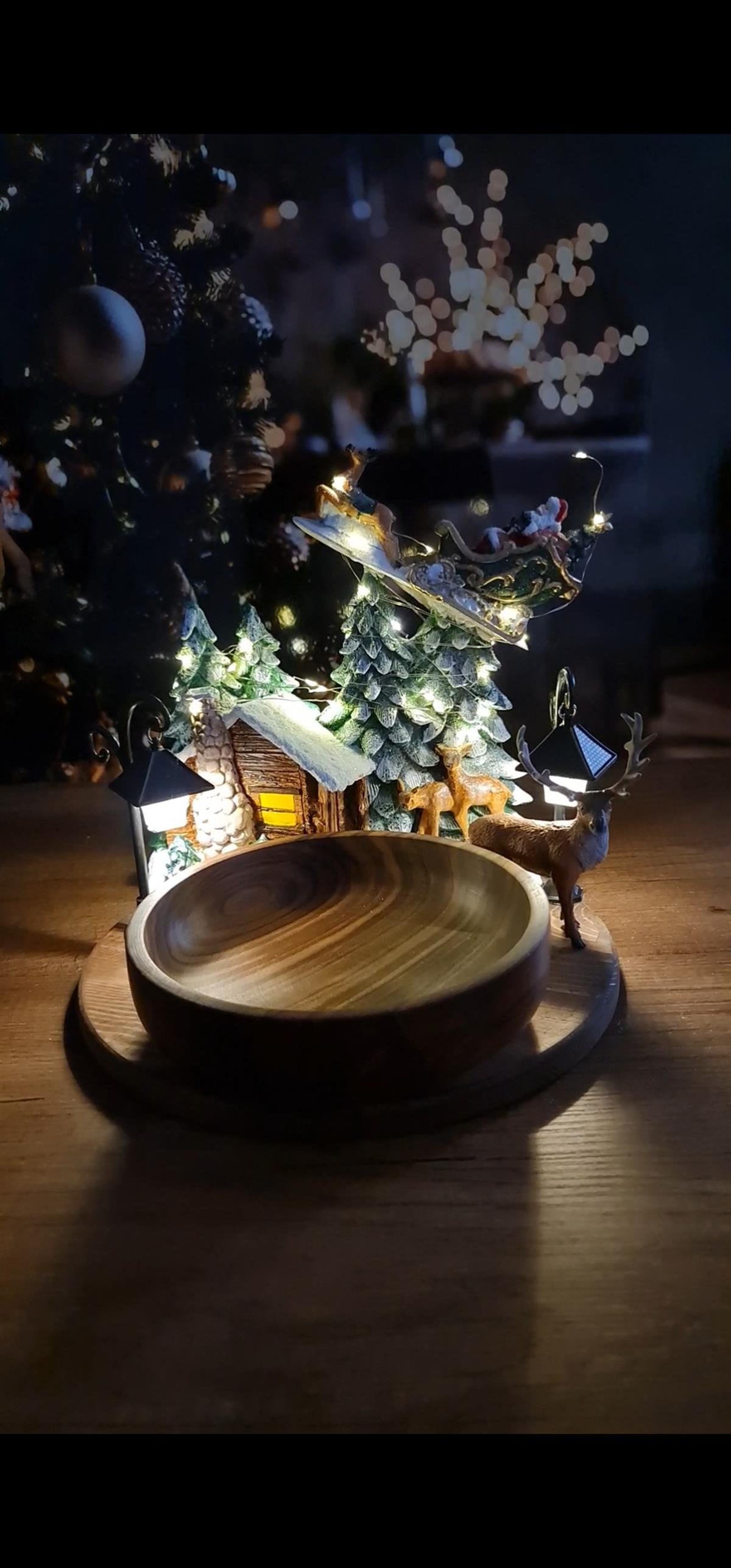 Chalet kuruyemişlik ışıklı,sokak lambalı