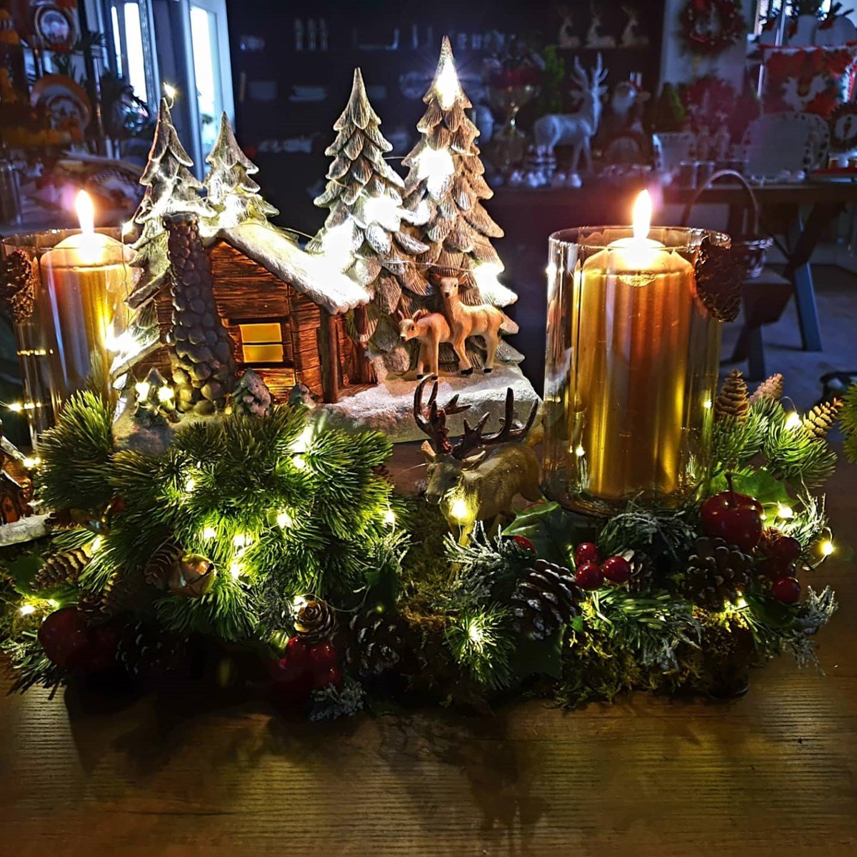 chalet mumluk decor 60 cm