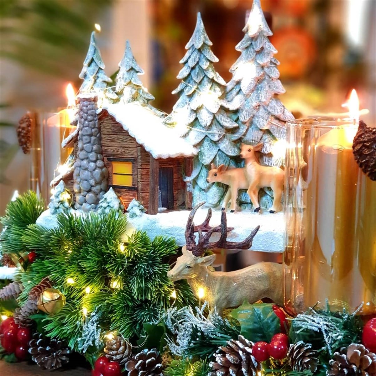 chalet mumluk decor 60 cm