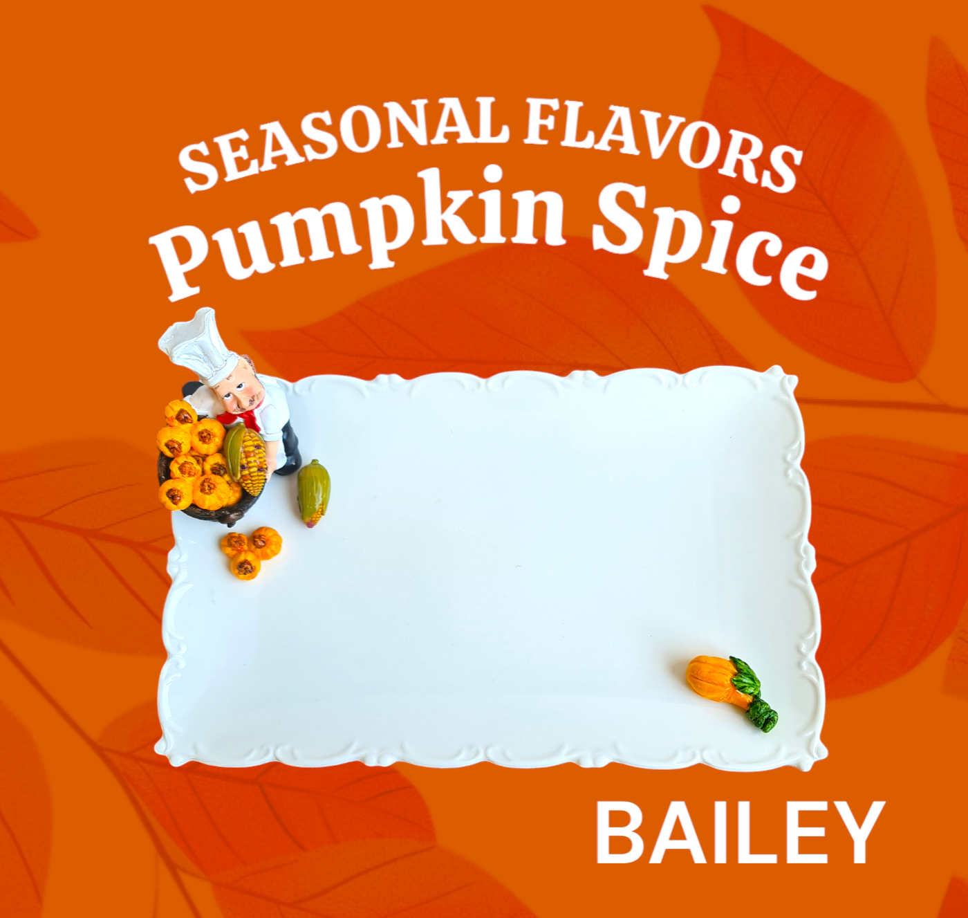 chef&pumpkin servis tabağı 34 cm