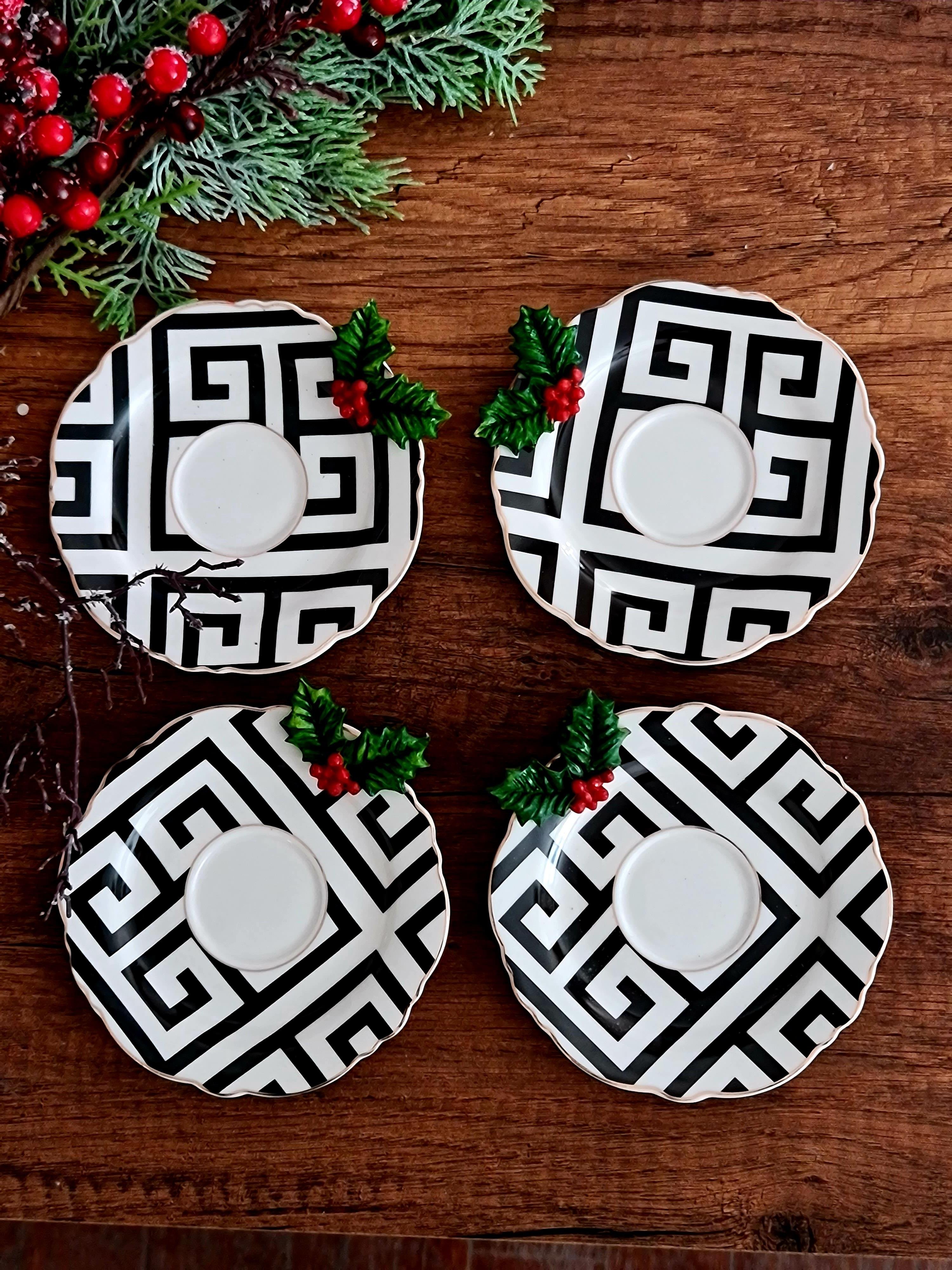 Christmas çay tabağı 4 lü